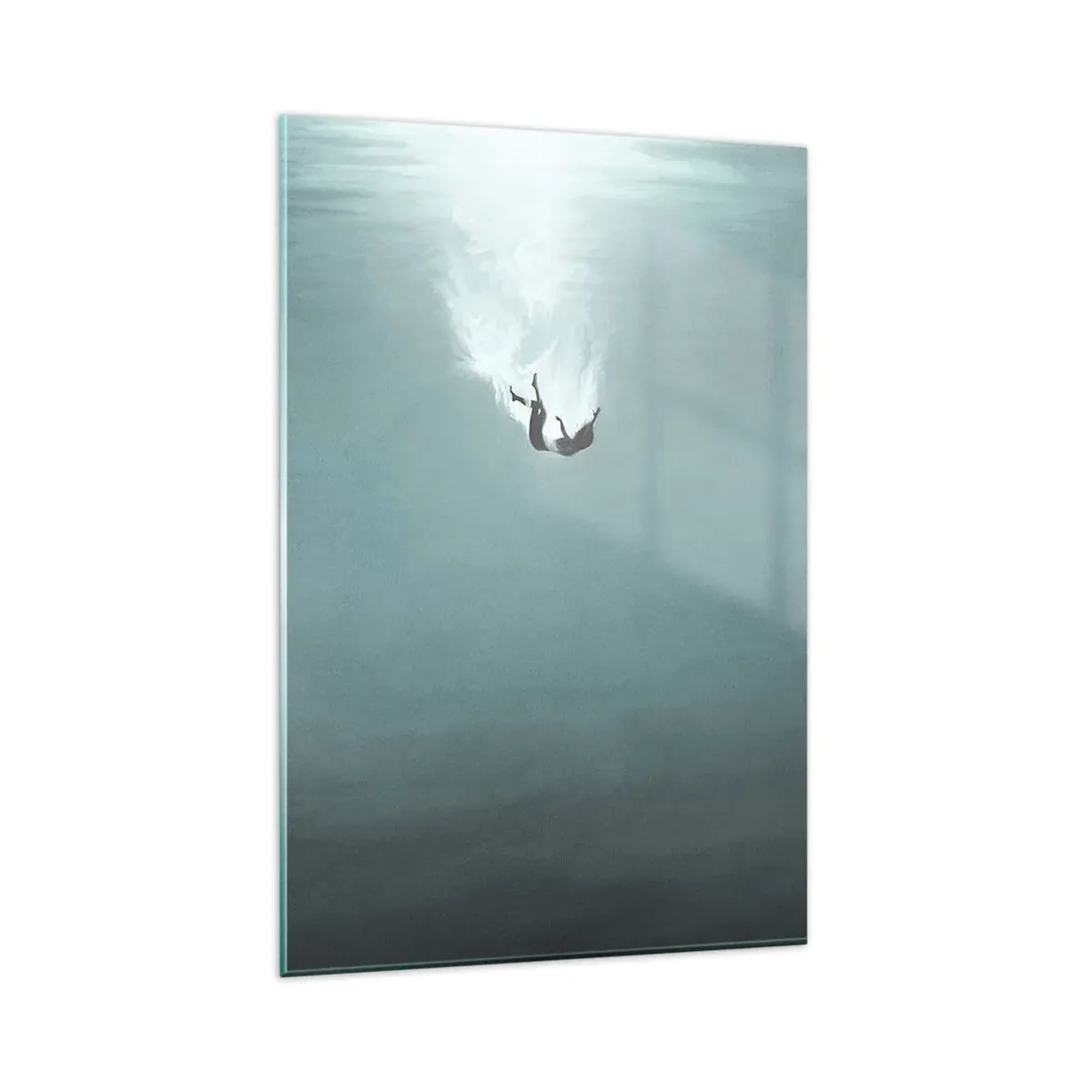 Tablou pe sticlă - În îmbrățișarea oceanului - 80x120 cm