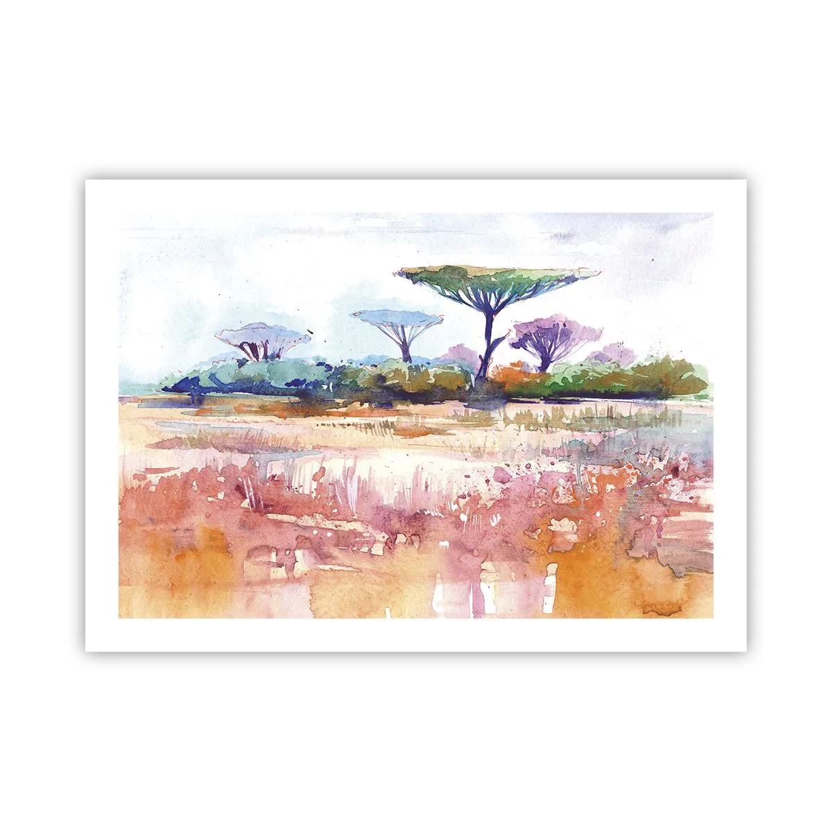 Poster - Culorile savanei - 70x50 cm