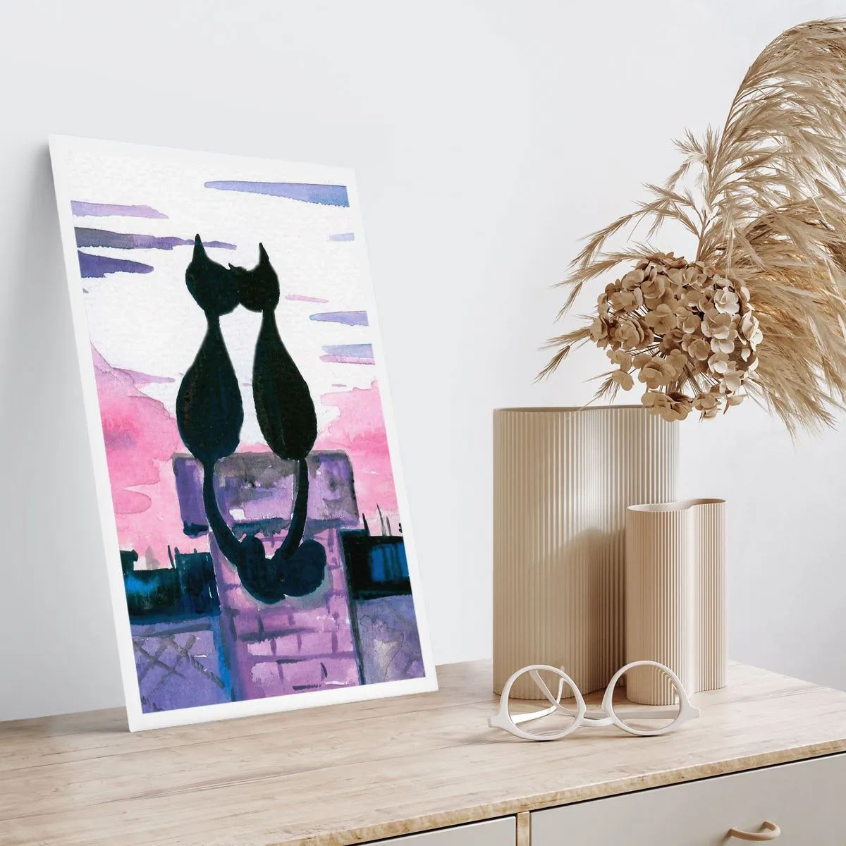 Poster - Rendez-vous sub lună - 30x40 cm
