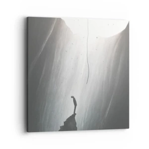 Tablou pe pânză - Există întotdeauna o cale de ieșire - 40x40 cm
