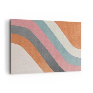 Tablou pe pânză - Compoziție diagonală - mișcare - 100x70 cm