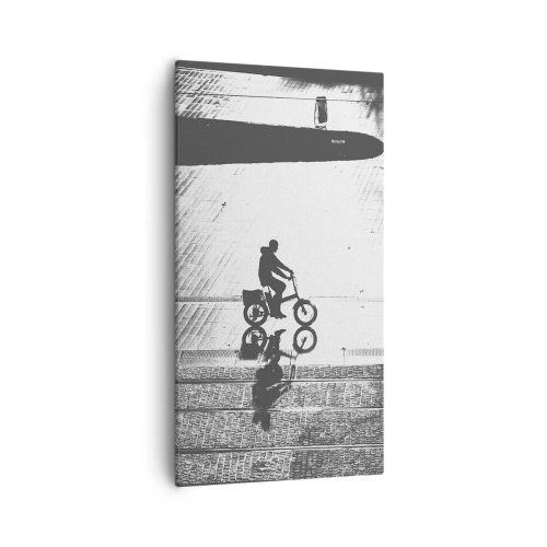 Tablou pe pânză - Înainte, prin oraș - 55x100 cm