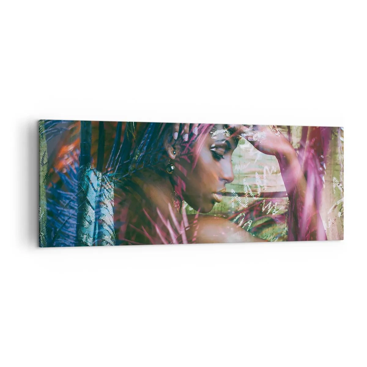 Tablou pe pânză - Mama Natură în junglă - 140x50 cm