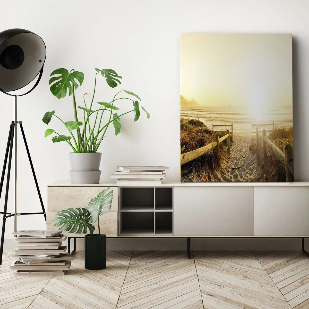 Tablou pe pânză - Prin dune spre soare - 50x70 cm