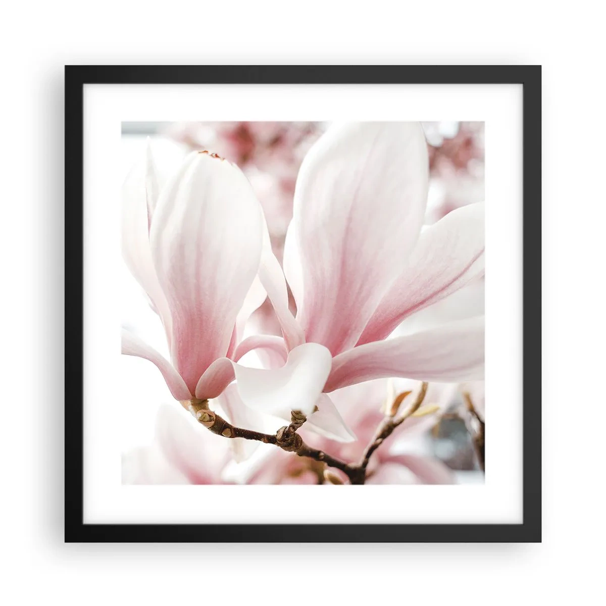 Poster în ramă neagră - Imensitatea sensibilității - 40x40 cm