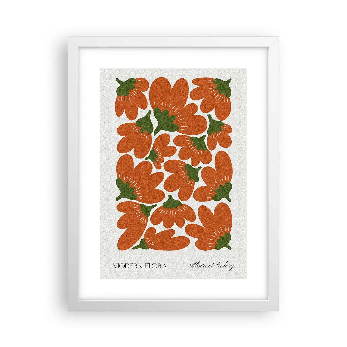 Poster în ramă albă - Din viața unei flori - 30x40 cm