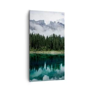 Tablou pe pânză - Liniște, liniște, să nu trezim apa care doarme... - 55x100 cm