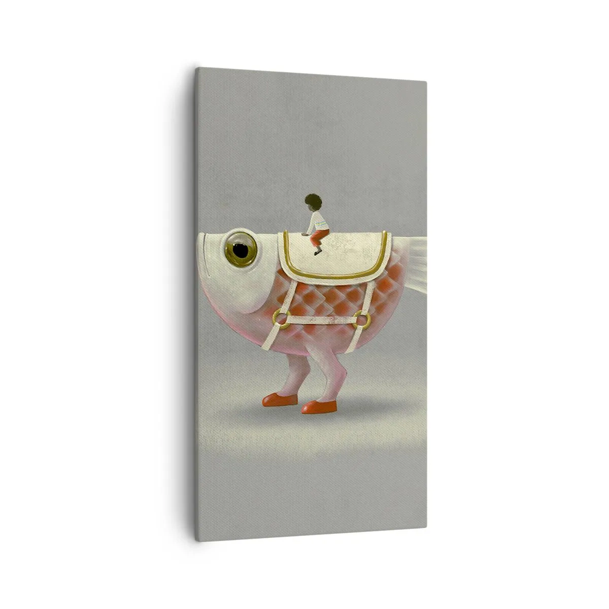 Tablou pe pânză - Călărețul Pescărel - 55x100 cm