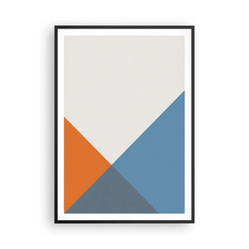 Poster în ramă neagră - La un unghi drept - 70x100 cm