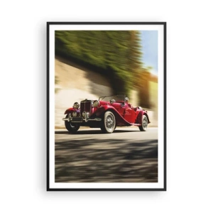 Poster în ramă neagră - Mai frumoasă decât Nike din Samothrace - 70x100 cm