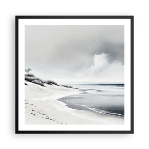 Poster în ramă neagră - Întotdeauna împreună - 60x60 cm