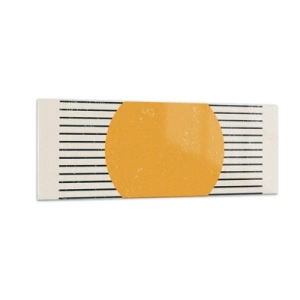 Tablou pe sticlă - Puterea simplității - 140x50 cm