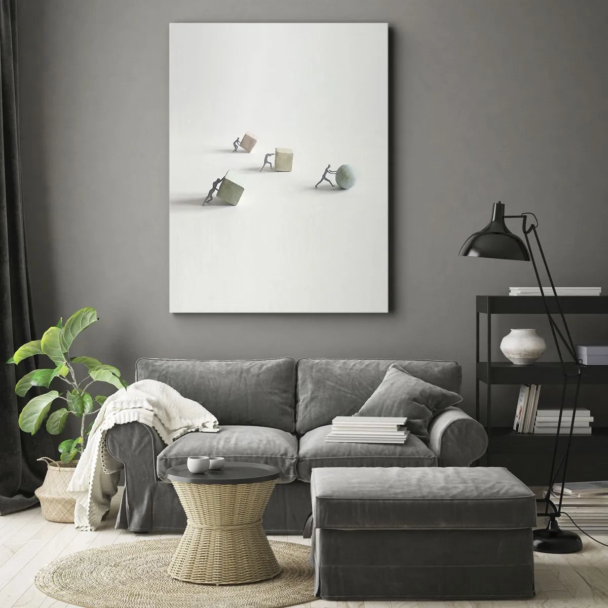 Tablou pe pânză - Viața însăși - 70x100 cm