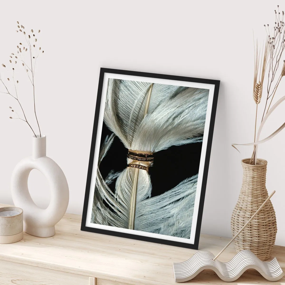 Poster în ramă neagră - ...și nu te voi părăsi.. - 61x91 cm