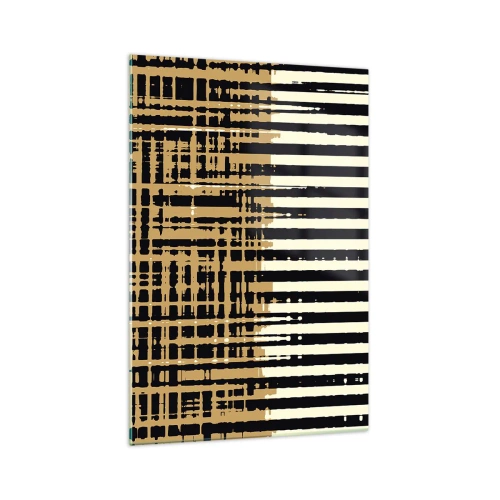 Tablou pe sticlă - Abstracție arhitecturală - 70x100 cm