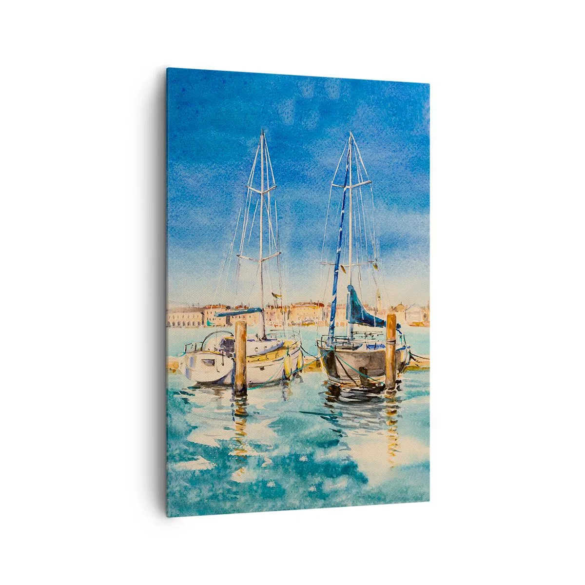 Tablou pe pânză - Laguna însorită - 80x120 cm