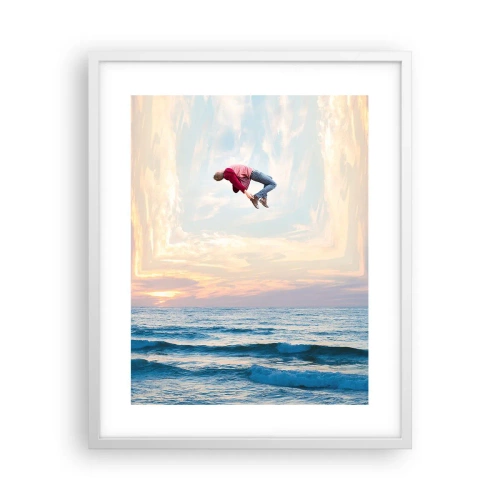 Poster în ramă albă - Spre o altă dimensiune - 40x50 cm