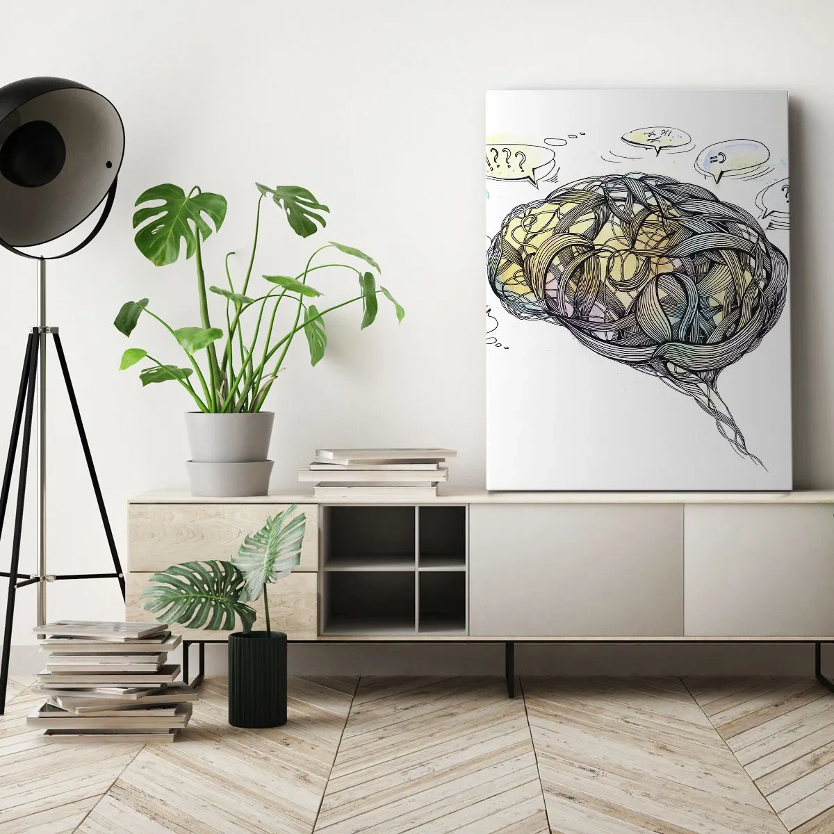 Tablou pe pânză - Omul - marea enigmă - 45x80 cm