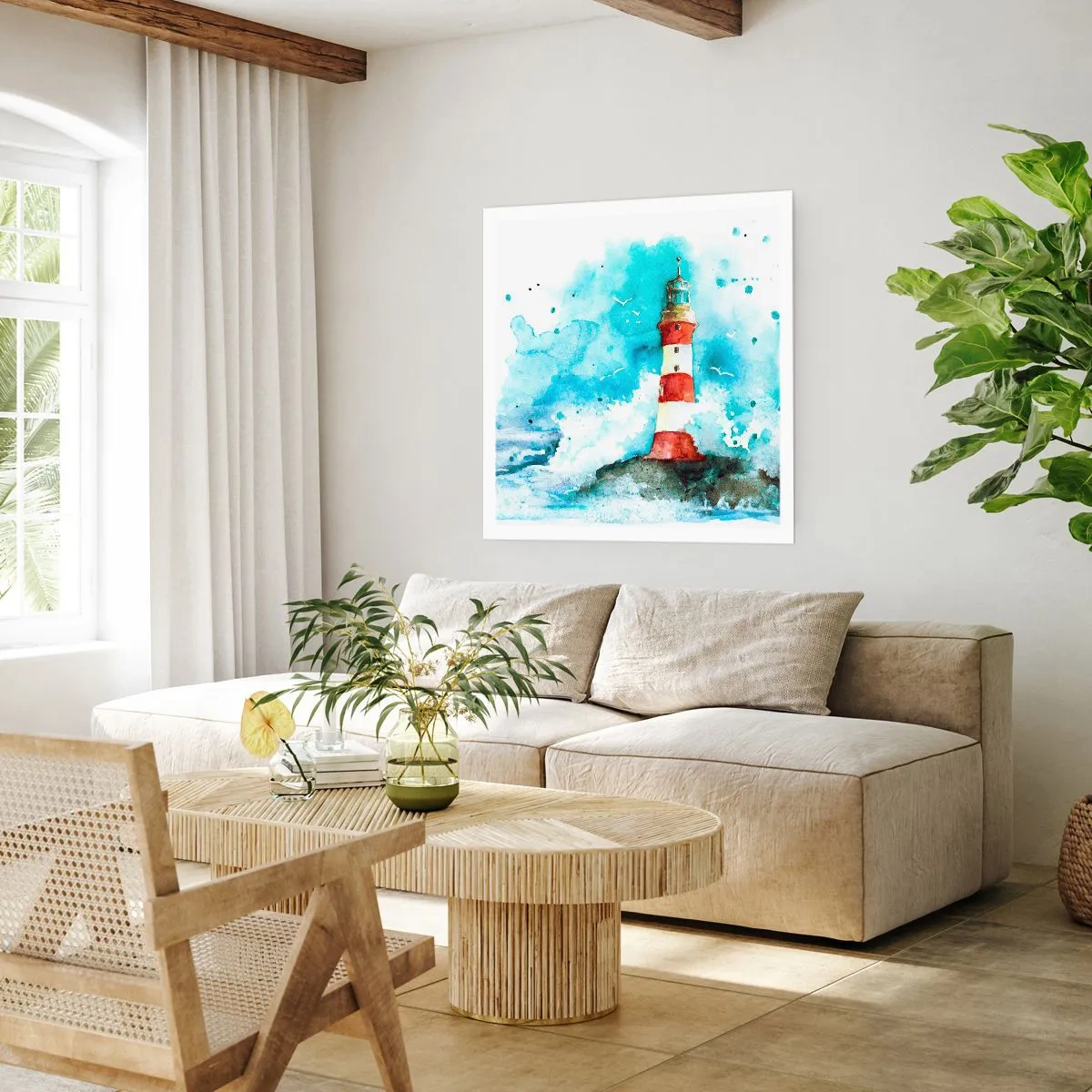 Poster - Unitatea forțelor naturii - 40x40 cm