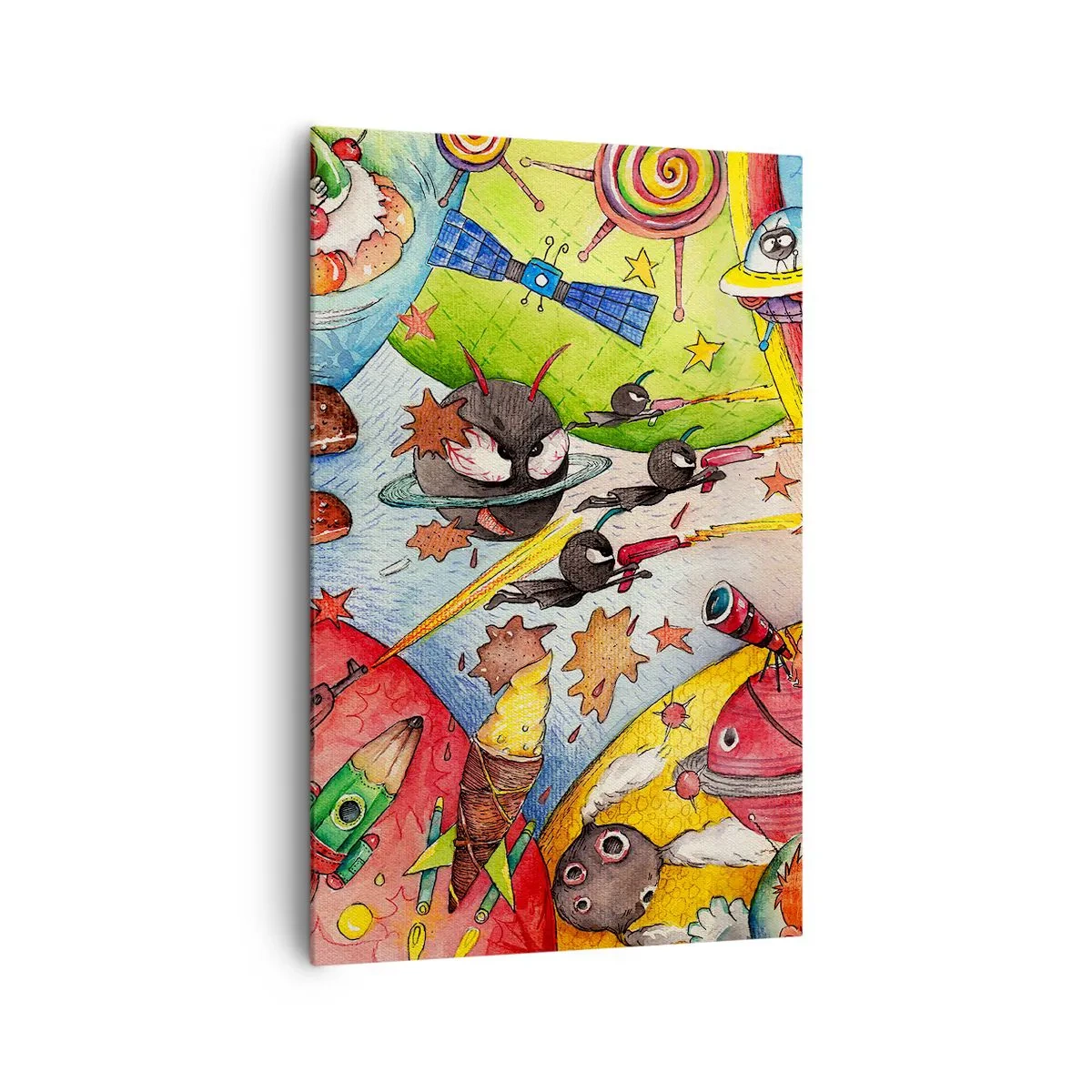 Tablou pe pânză - O mare aventură spațială - 80x120 cm