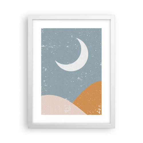 Poster în ramă albă - Miracol tuturor nopții - 30x40 cm