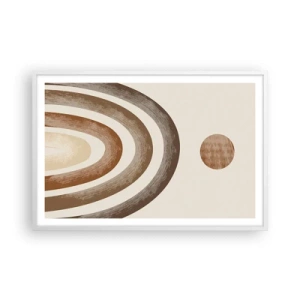 Poster în ramă albă - Într-o galaxie îndepărtată - 91x61 cm