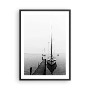 Poster în ramă neagră - Gata de plecare - 50x70cm - Gata de plecare - Decorațiune modernă pentru perete pentru living și dormitor ARTTOR