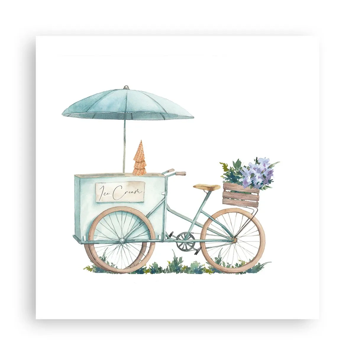 Poster - O dulce amintire de vară - 50x50 cm