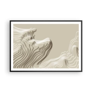 Poster în ramă neagră - Topografia artei - 100x70 cm