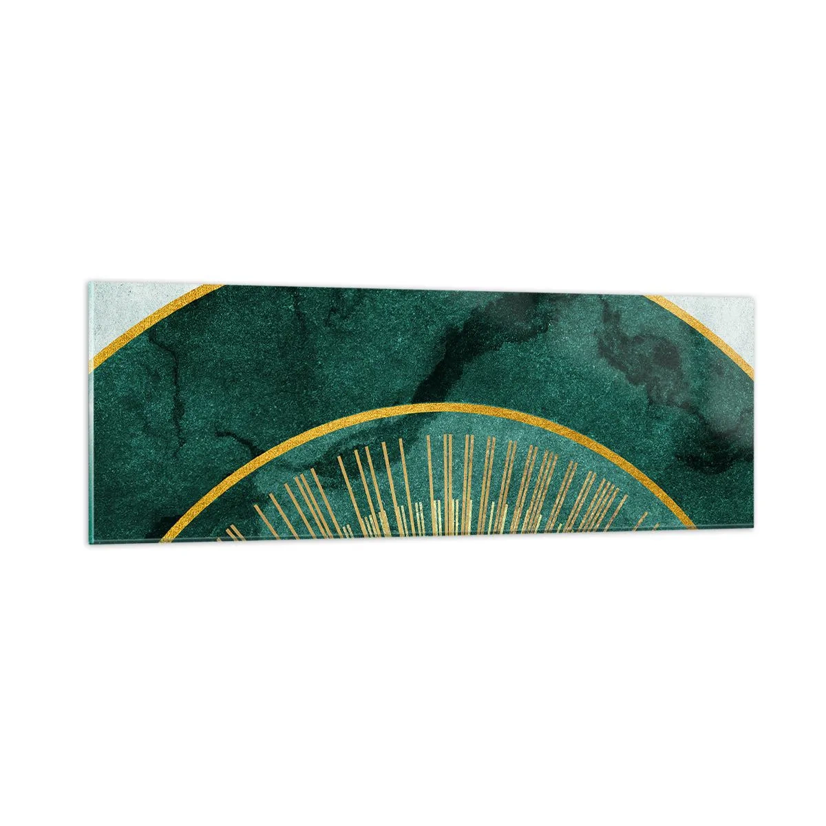 Tablou pe sticlă - Un alt sistem solar - 90x30 cm