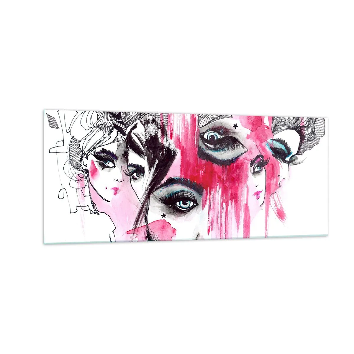 Tablou pe sticlă - , - 100x40 cm