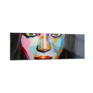 Tablou pe sticlă - Nu-ți poți lua ochii de la - 160x50 cm