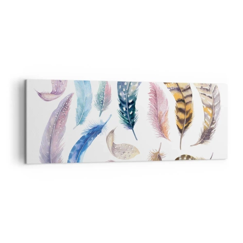 Tablou pe pânză - Ușoare și colorate - 140x50 cm