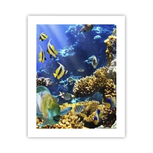 Poster - Trafic intens pe traseul de vacanță - 40x50 cm