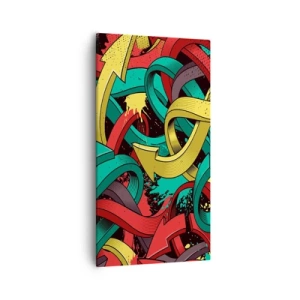 Tablou pe pânză - Pe unde să mergem? - 55x100 cm