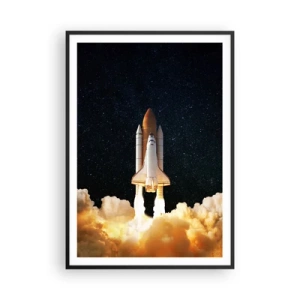 Poster în ramă neagră - Ad astra! - 70x100 cm