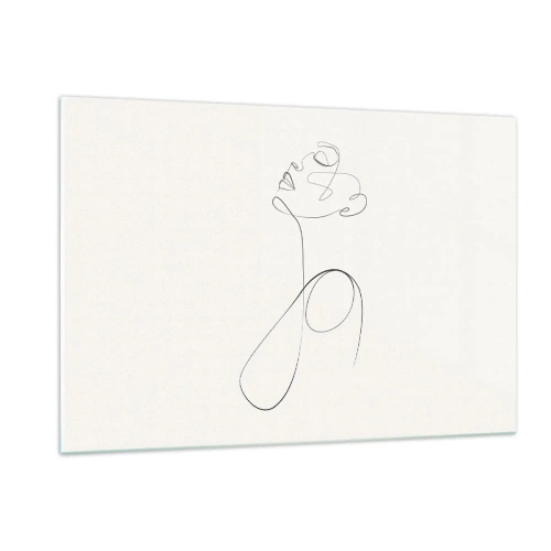 Tablou pe sticlă - Încâlcită în vise - 120x80 cm