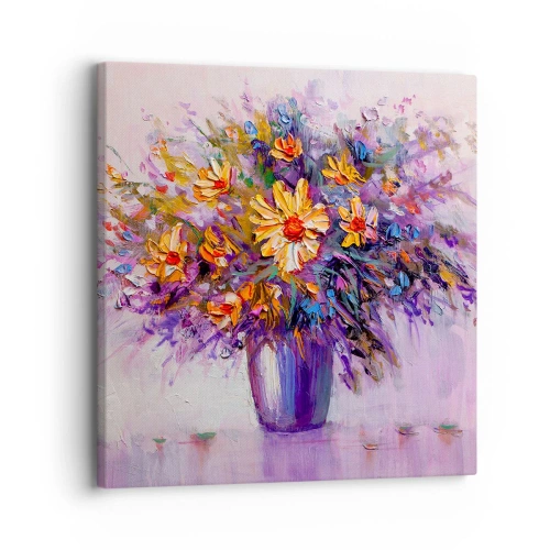 Tablou pe pânză - Miroase dulce, arată dulce - 30x30 cm