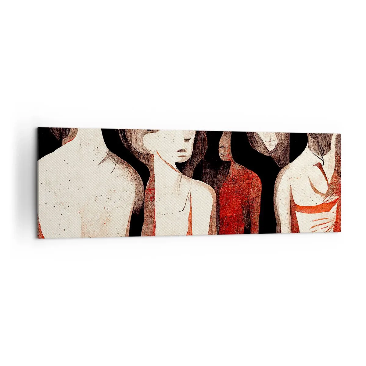 Tablou pe pânză - Madonele întunericului - 160x50 cm