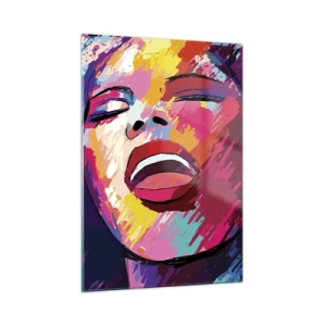 Tablou pe sticlă - Cântă toată viața - 50x70 cm