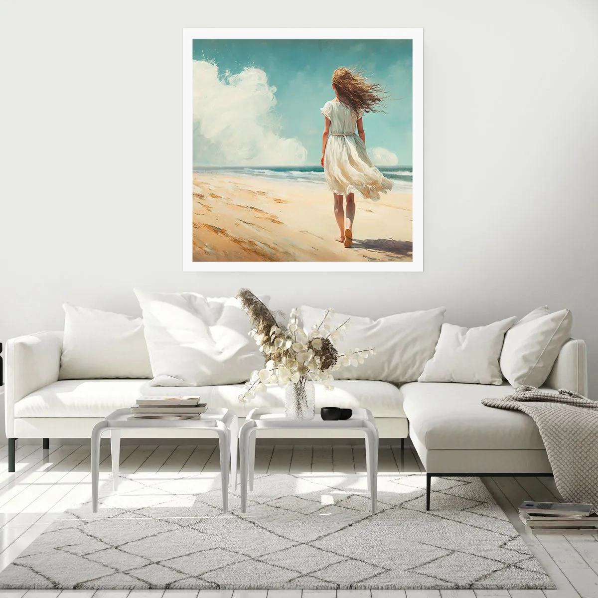 Poster - Vreau să întâlnesc soarele și vântul - 60x60 cm