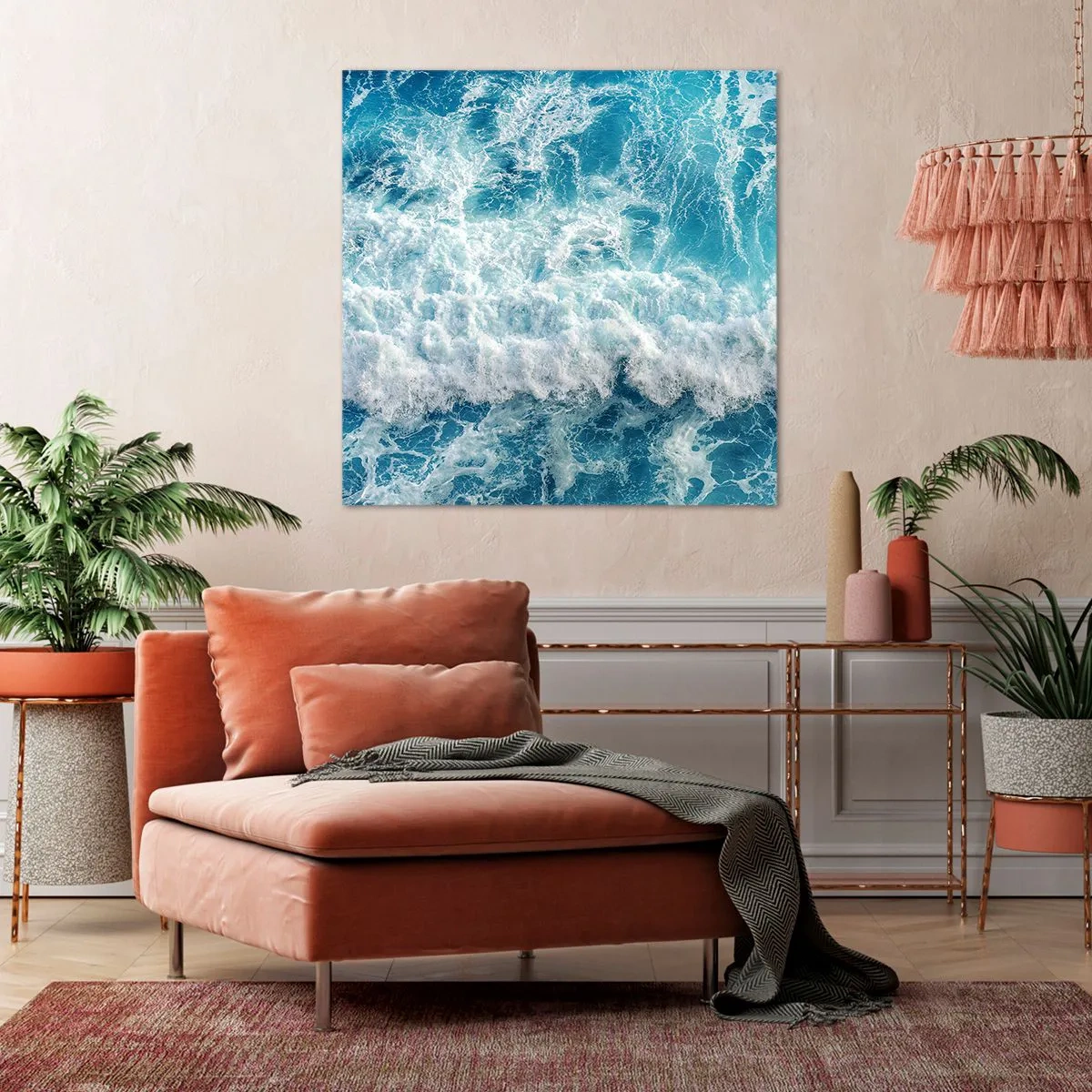 Tablou pe pânză - Cu bucurie și în salturi - 30x30 cm