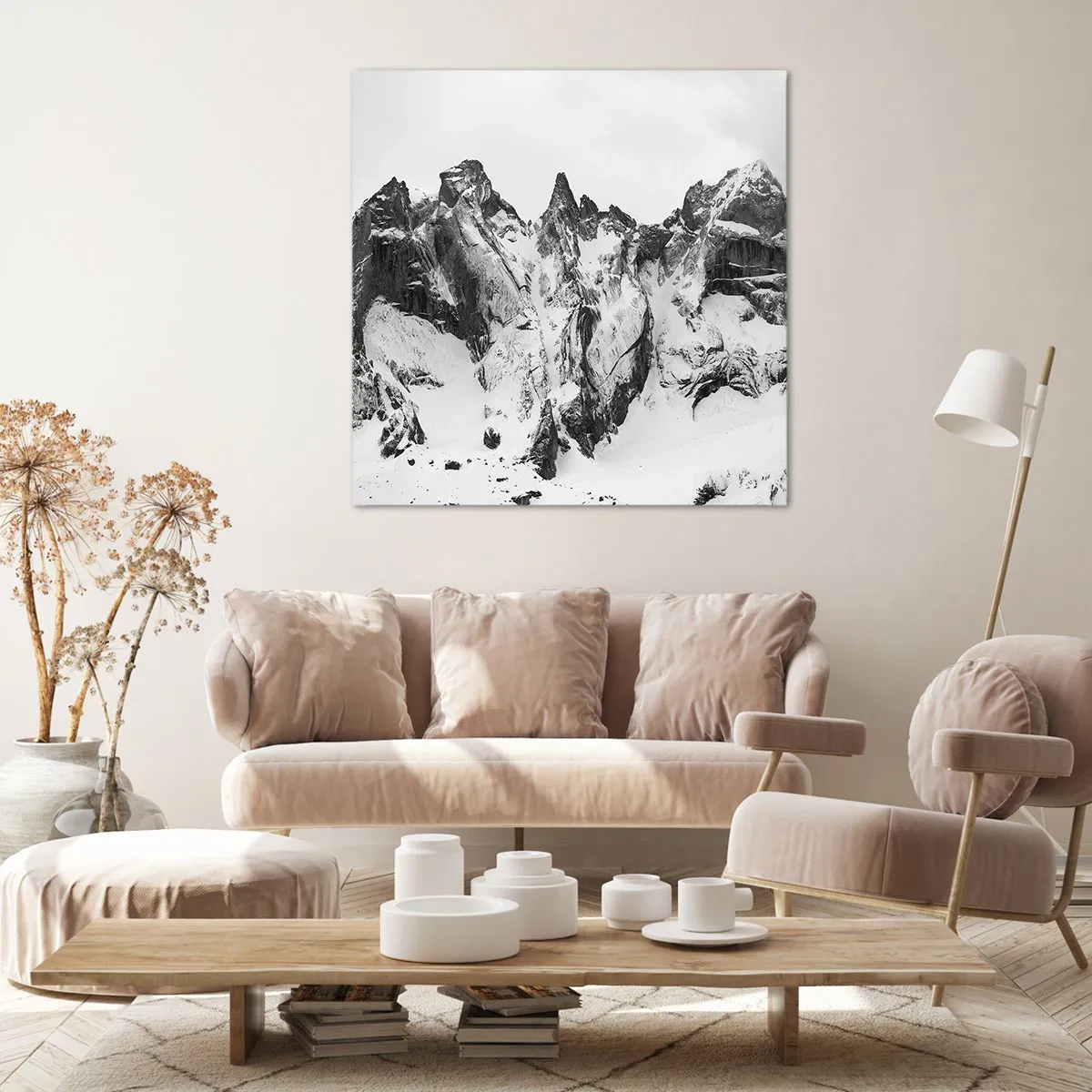 Tablou pe pânză - Amenințarea crestei de granit - 50x50 cm