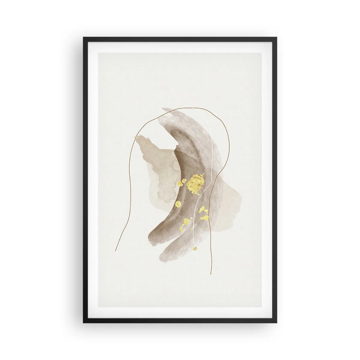 Poster în ramă neagră - Întâlnite în spațiu - 61x91 cm