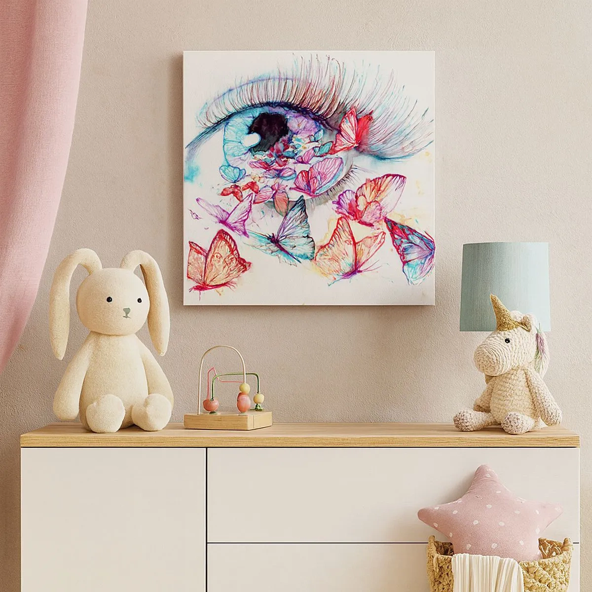 Tablou pe pânză - Ochi de basm - 30x30 cm