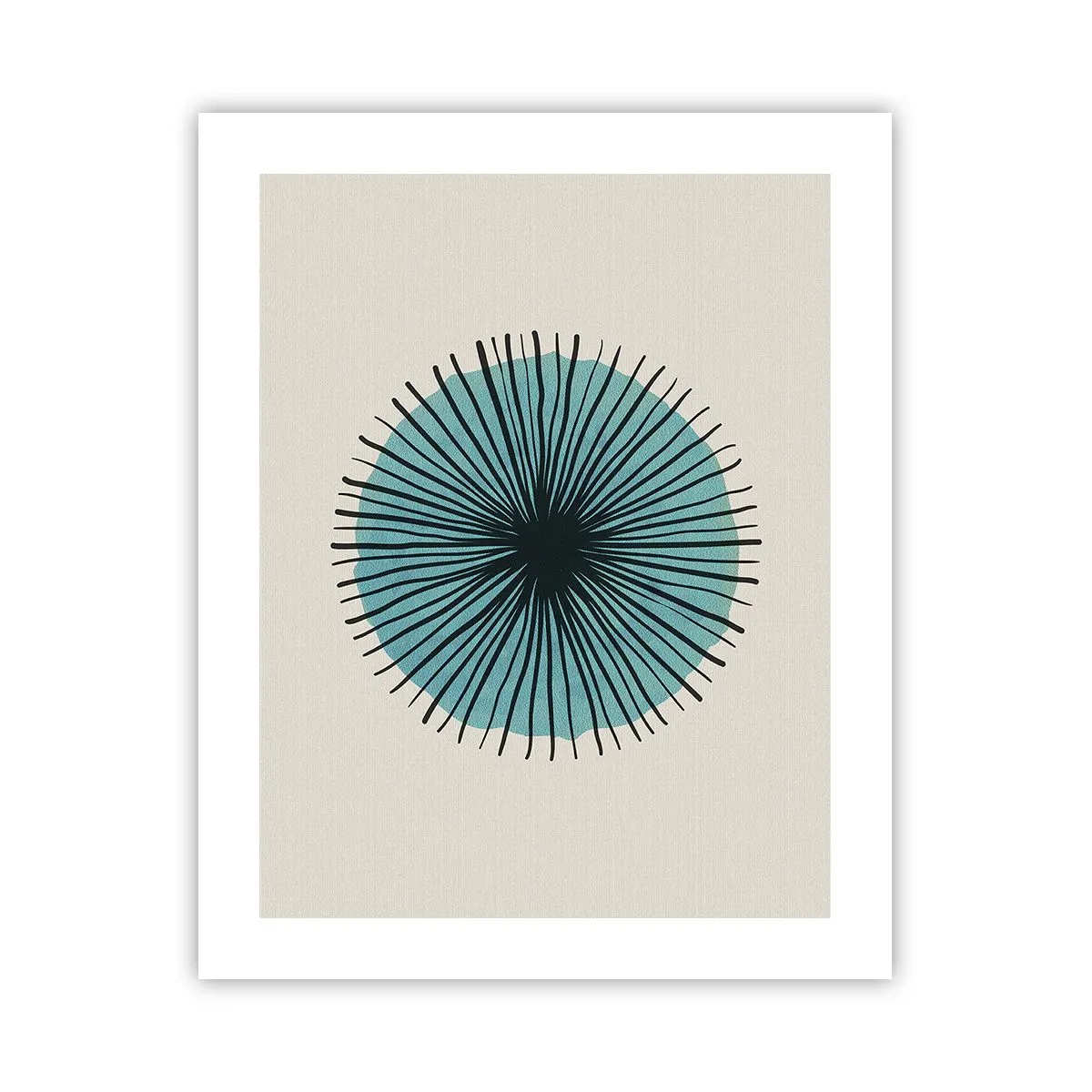 Poster - Radiant pe albastru - 40x50 cm