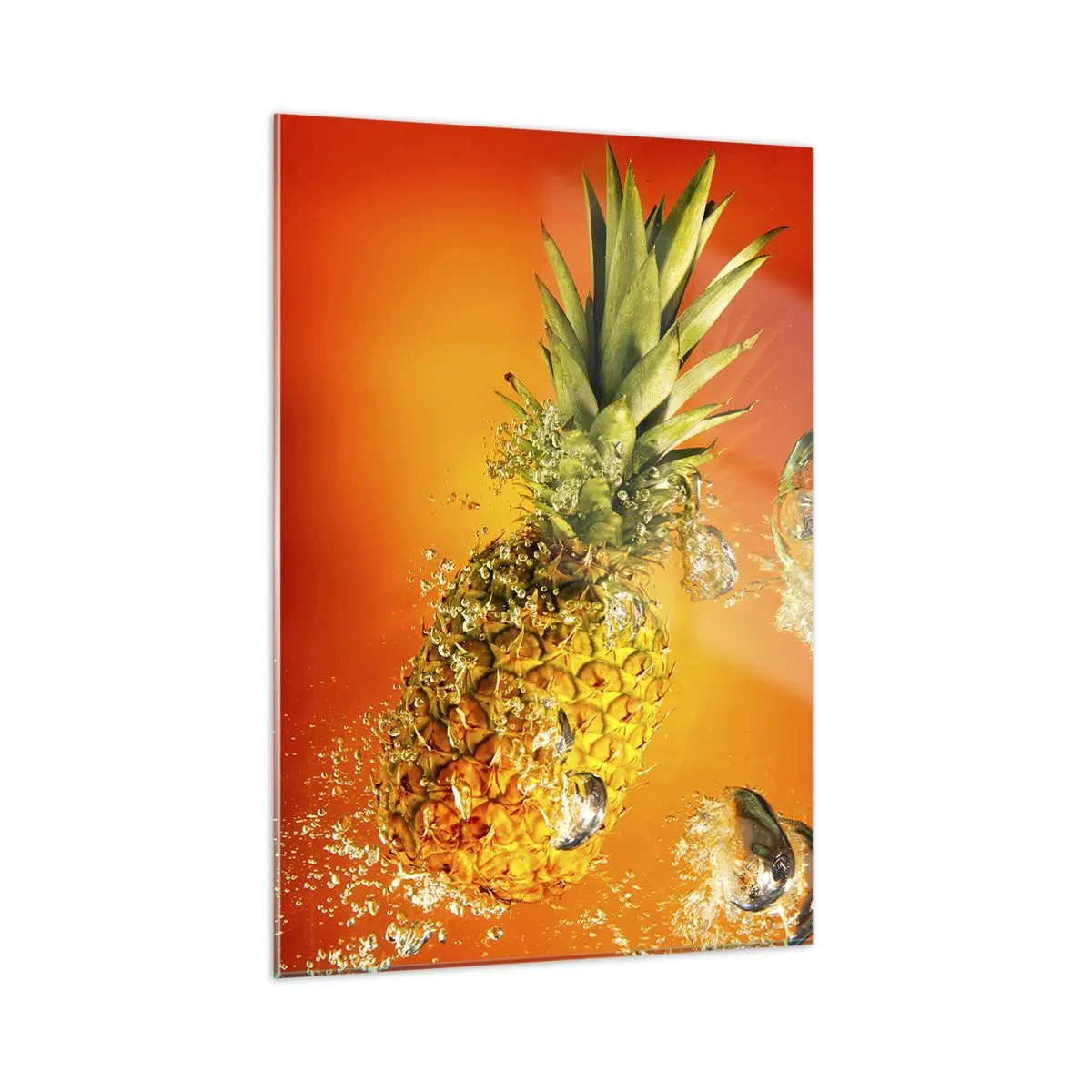 Tablou pe sticlă - Prospețime suculentă tropicală - 50x70 cm