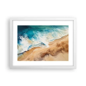 Poster în ramă albă - Unda de întoarcere - 40x30 cm