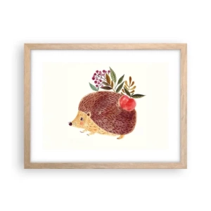 Poster în ramă de stejar deschis - Și tu deja mă placi - 40x30 cm