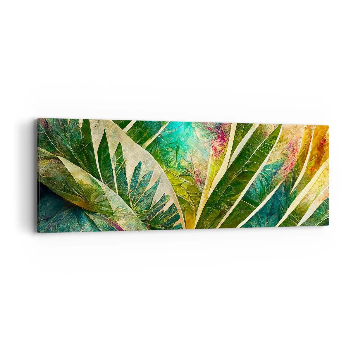 Tablou pe pânză - Culorile tropicelor - 90x30 cm